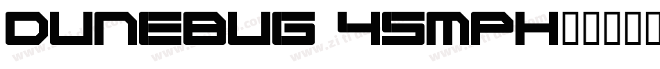 Dunebug 45MPH字体转换